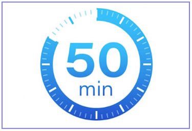 Logo : le soin collectif de Connexion dure 50 minutes.